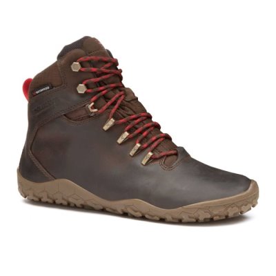 Chaussure Running Road Vivobarefoot Tracker Firm Ground Homme - Marron Foncé LET219067
